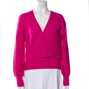 Wilfred Fuchsia V-Neck Sweater